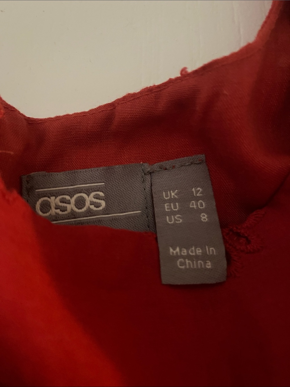 Red Eyelet Sundress - ASOS - Picture 6 of 6